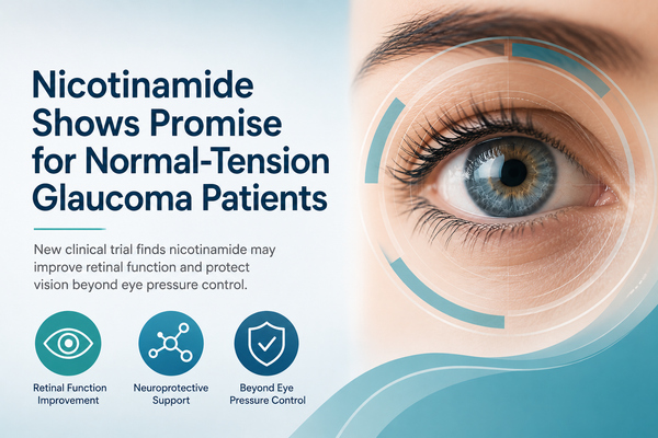 Nicotinamide Shows Promise for Normal-Tension Glaucoma Patients in New Clinical Trial